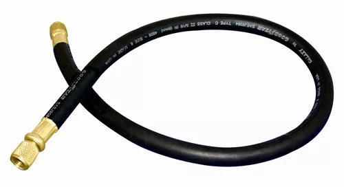 94160 Mastercool 60" Black 3/8" Charging Hose (5/16 I.D.) 3/8" Flare Fittings