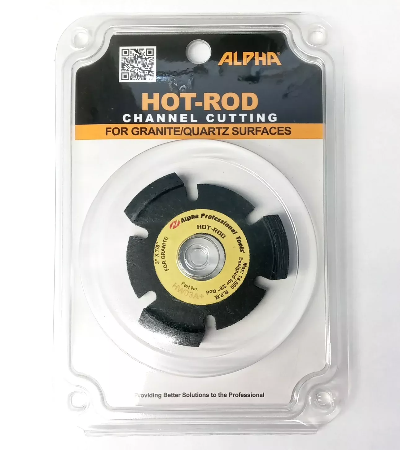 Alpha HW03A+ Hot-Rod Blade For Wet/Dry Channel Cutting For GraniteQuartz Japan