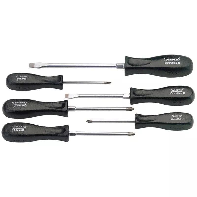 Draper Expert Mechanics Screwdriver Set, 6 Pce