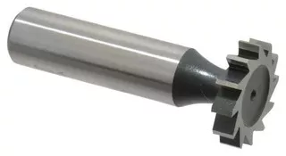 Interstate Straight Tooth Woodruff Key Seat Cutter, HSS, 7/8" Diameter, 3/16" Face Width, 2-3/16" OAL - 43-015-7