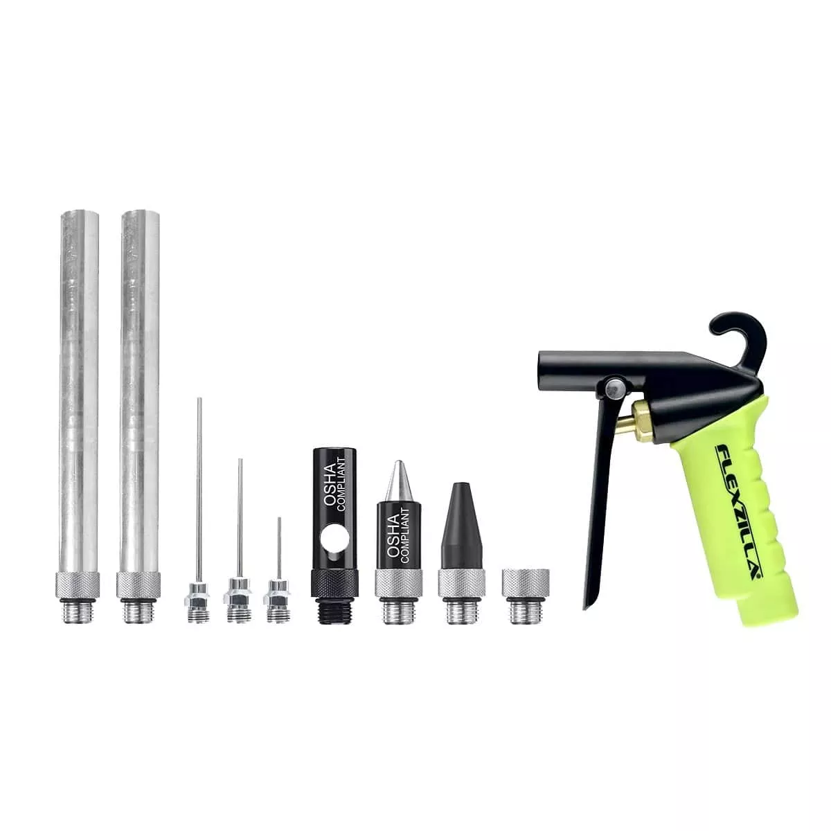 Legacy Manufacturing AG1500FZKIT Flexzilla 10 Pc. Blow Gun Kit