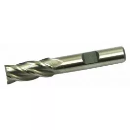 Magnum HSS End Mill, 7/16" Cutter, 3/8" Shank, 4-Flute - EM716