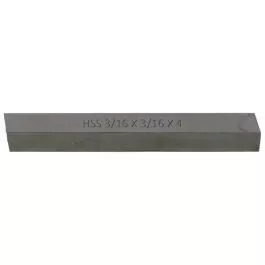 Magnum HSS Square Tool Bit Blank, 3/16" x 4" - BHSS3164