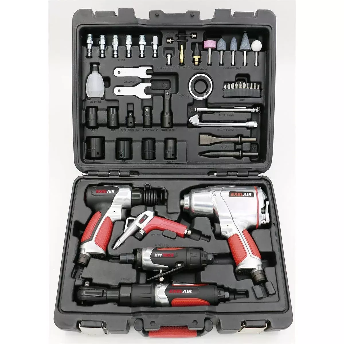 Milton Industries EX5005KIT Exelair Professional Air Tool 50-Piece Kit