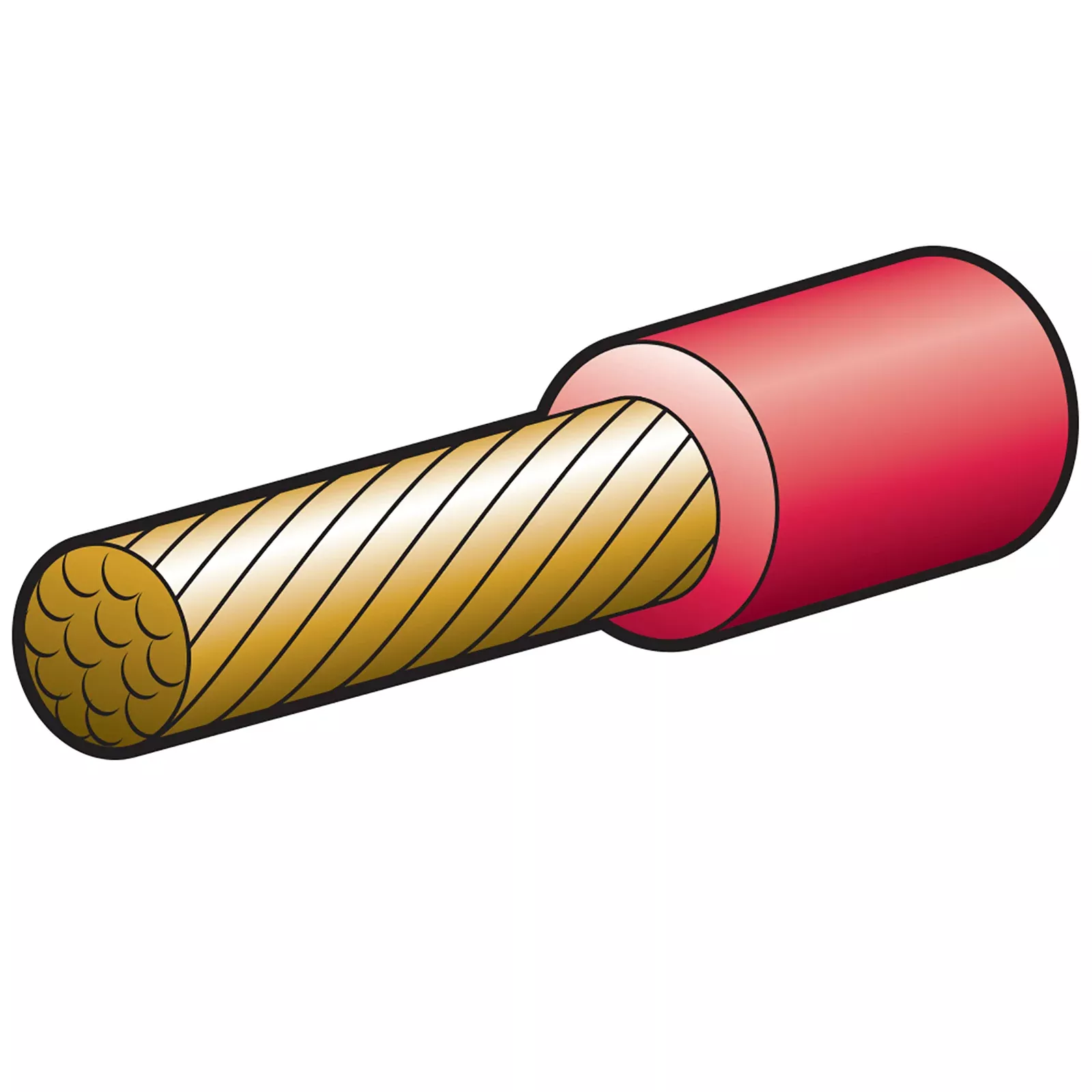 Narva Cable Battery Red 160Amp 30M