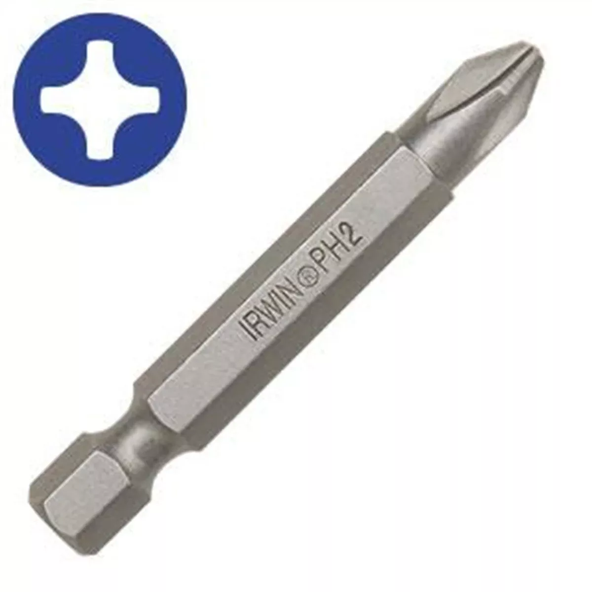 Power Bit, #3 Phillips, 1/4" Hex Shank with Groove, 6" Long, Carded, 1 per Card HAN3520691C Hanson
