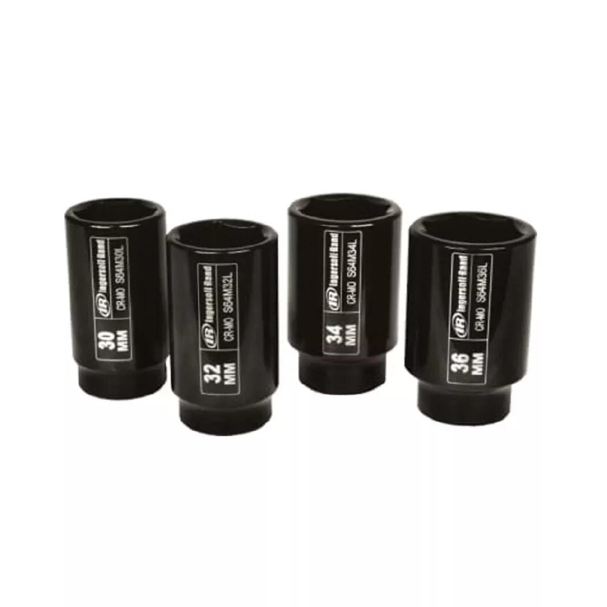 Socket Set 4 PC 1/2 IN Metric Deep Axle Nut IRTSK4M4LN Ingersoll Rand