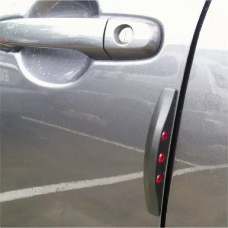 Type S Door Protector Black Reflectors Set4